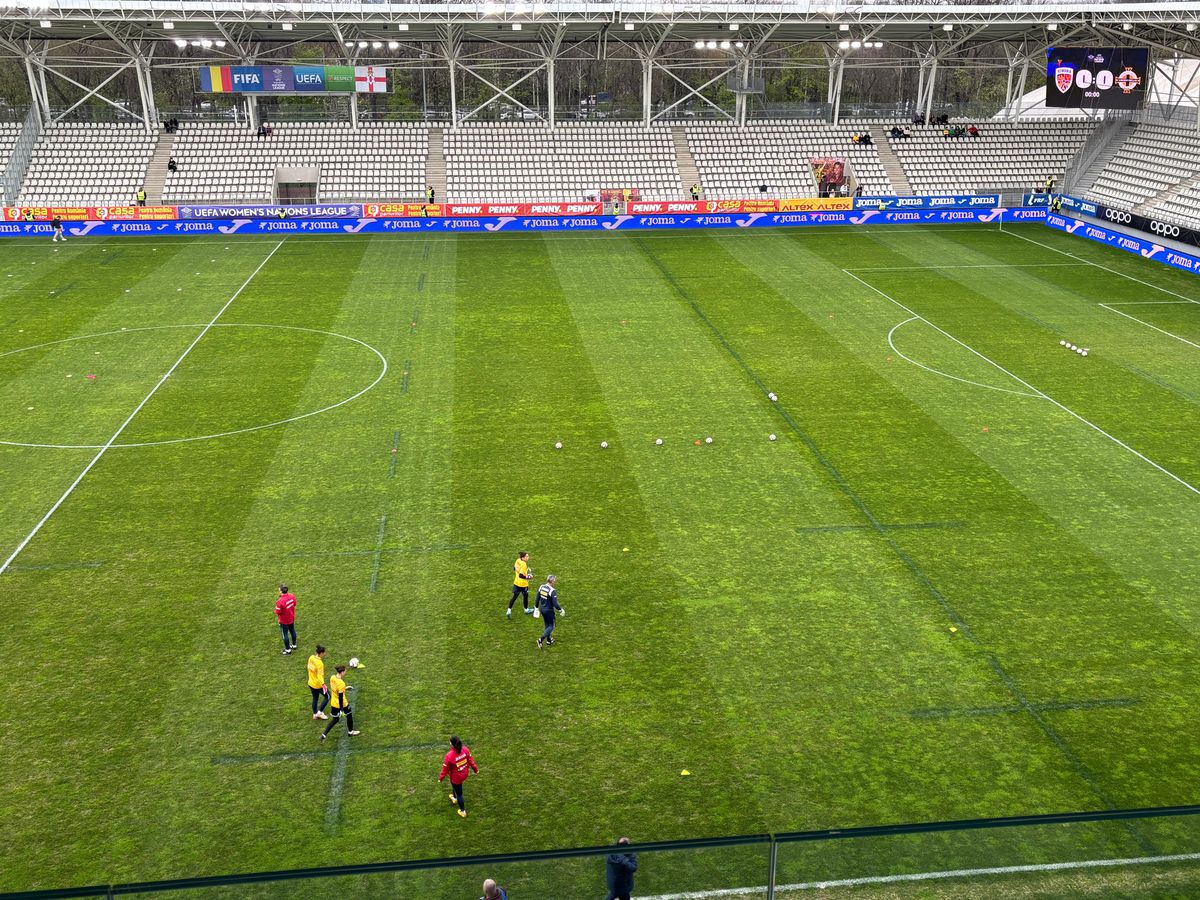 Imagini înainte de România - Irlanda de Nord