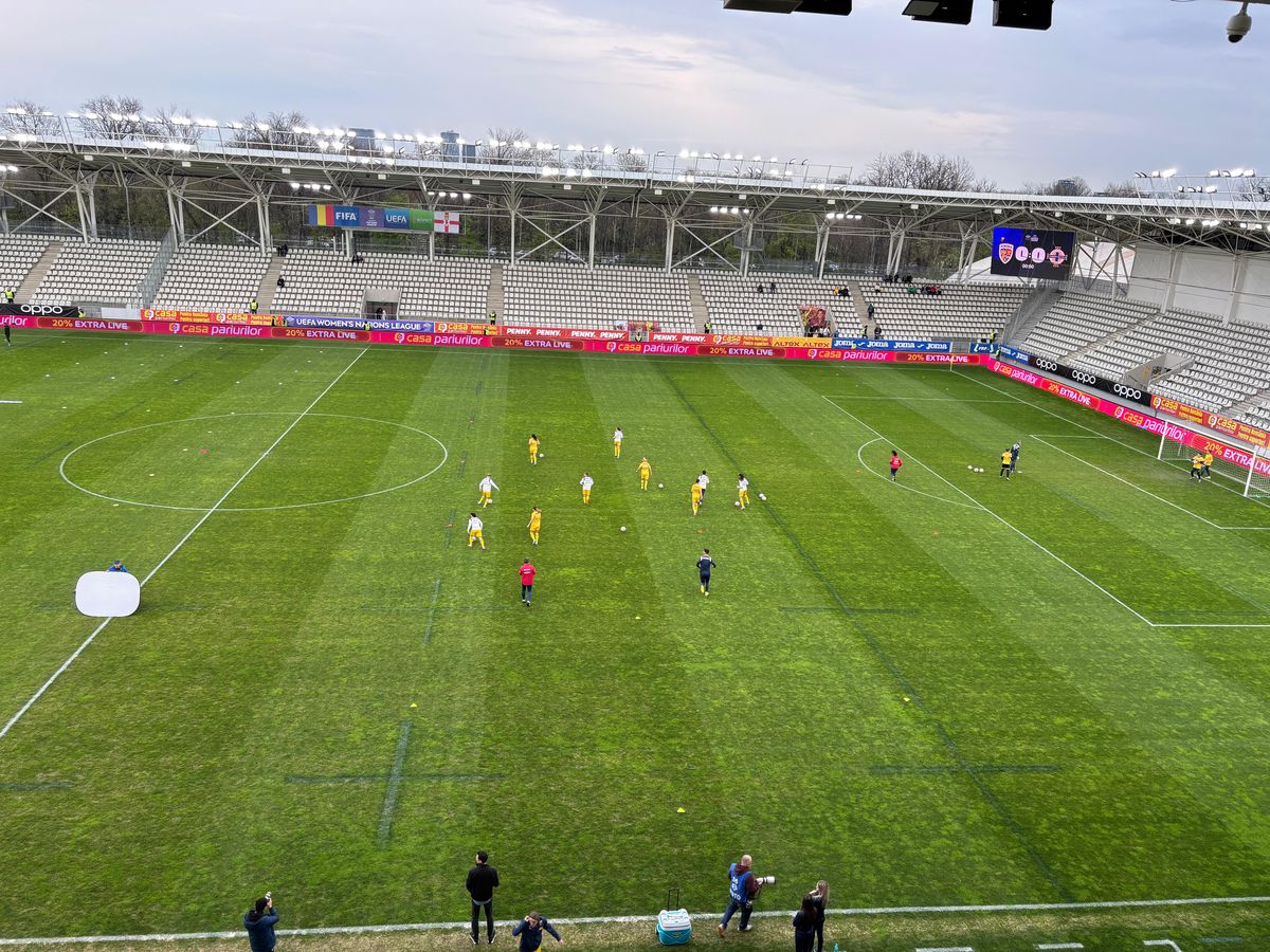 Imagini înainte de România - Irlanda de Nord