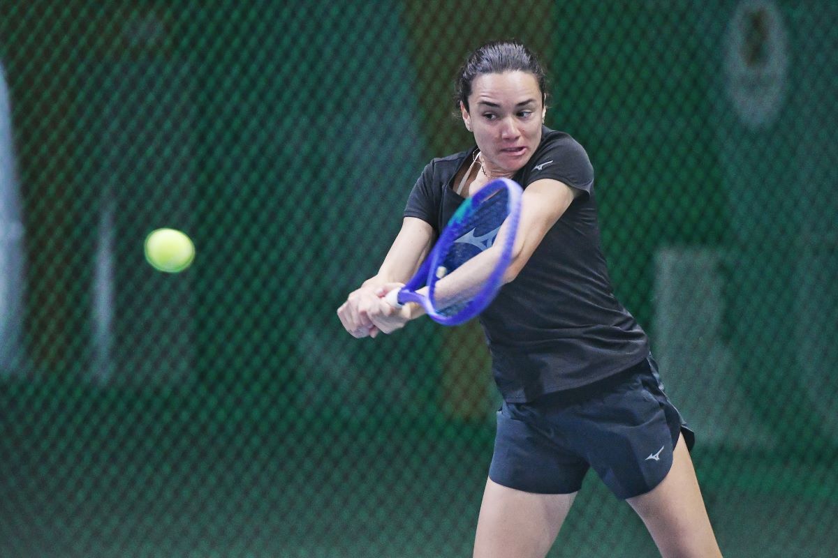 Antrenament echipa României de BJK Cup
