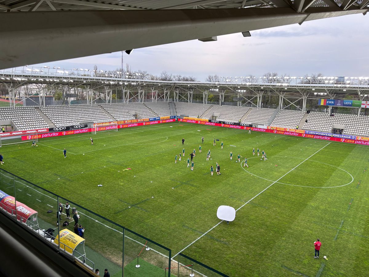 Imagini înainte de România - Irlanda de Nord