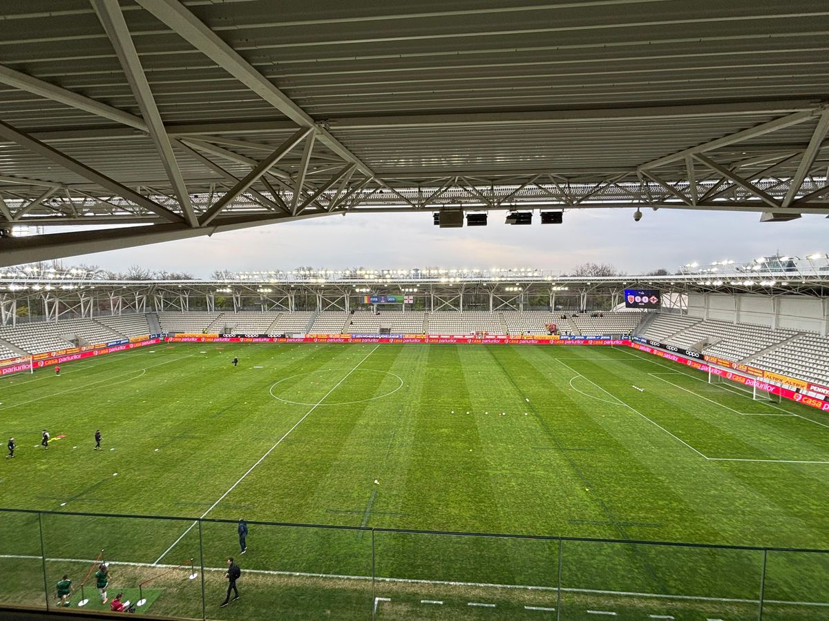 Imagini înainte de România - Irlanda de Nord