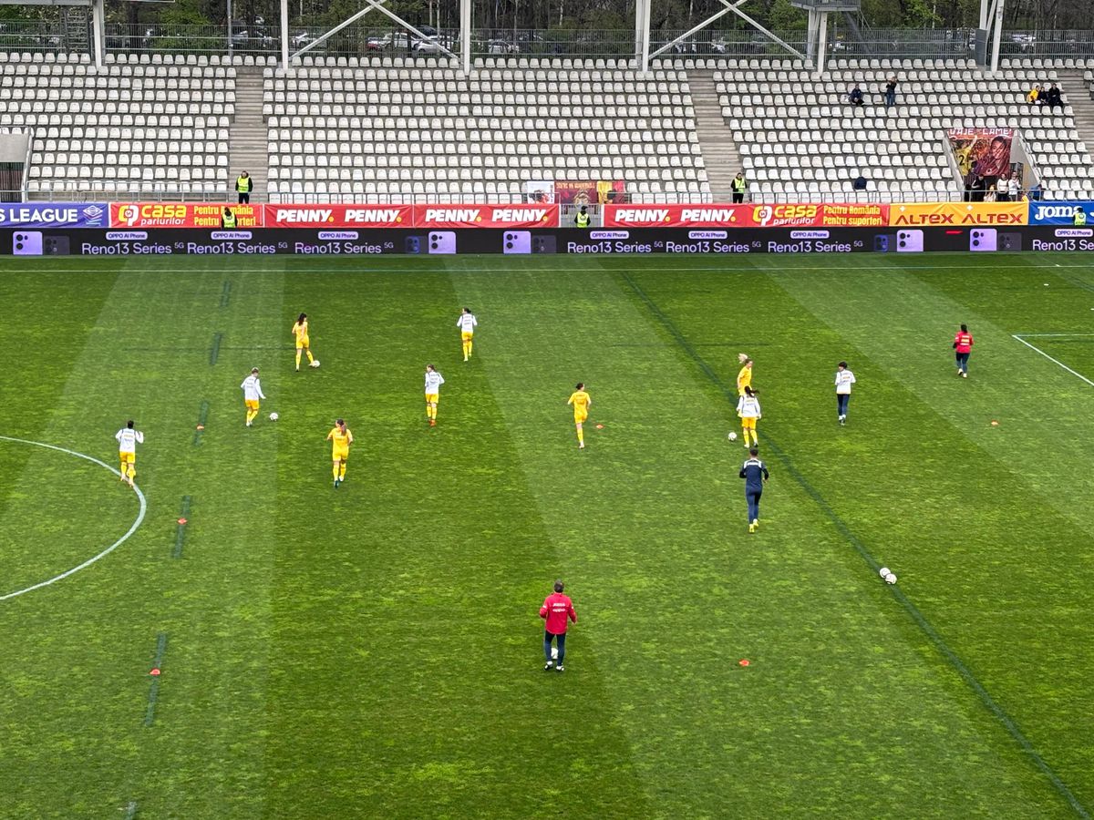 Imagini înainte de România - Irlanda de Nord