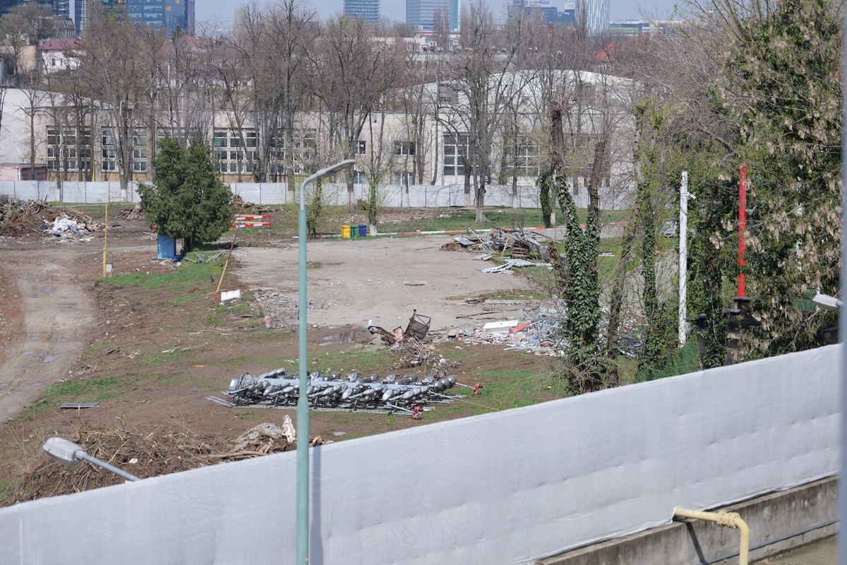Lucrări blocate la stadionul Dinamo! Imagini cu sectorul care nu poate fi dărâmat, după intervenția ANAF » Ce zice șeful CS Dinamo