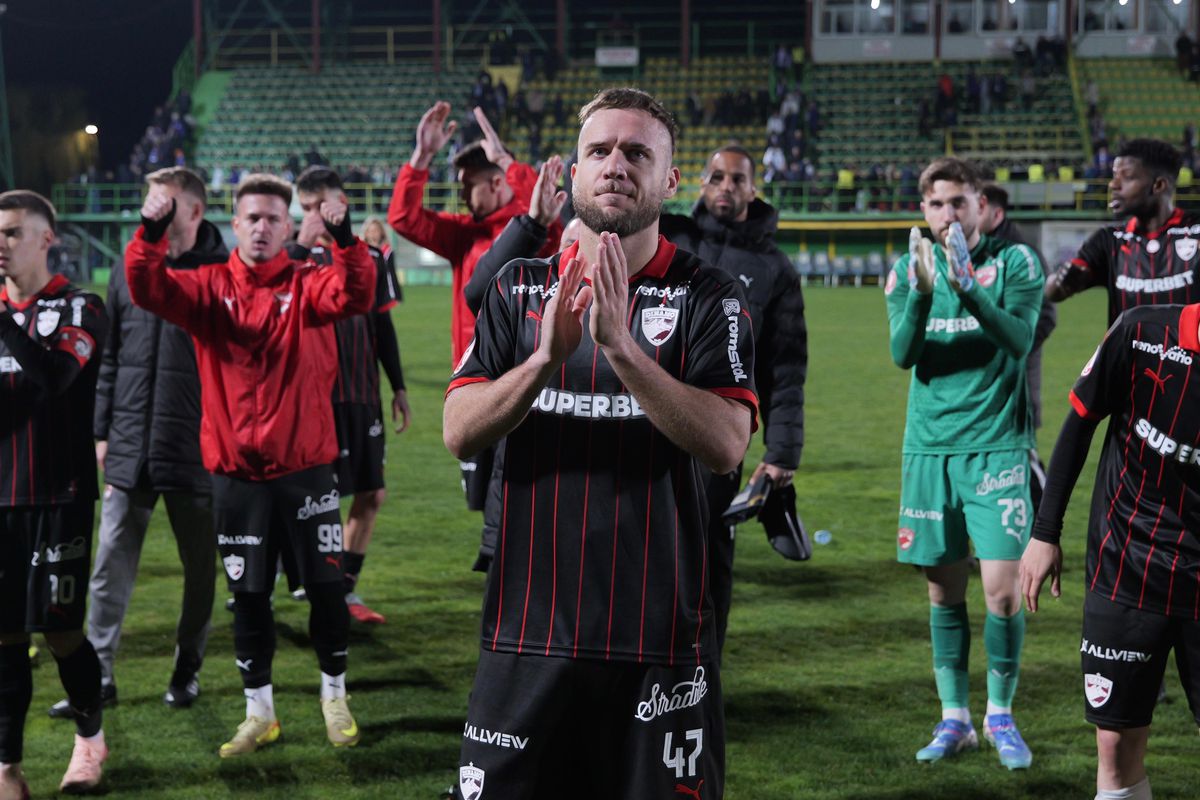 Imagini de la finalul meciului FC Argeș - Dinamo, 4 aprilie 2026 / FOTO: Andrei Furnigă