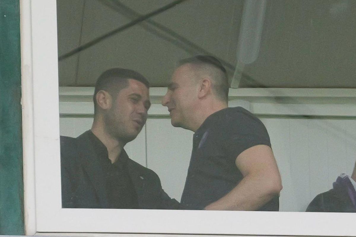 Suporterii la FC Argeș - Dinamo