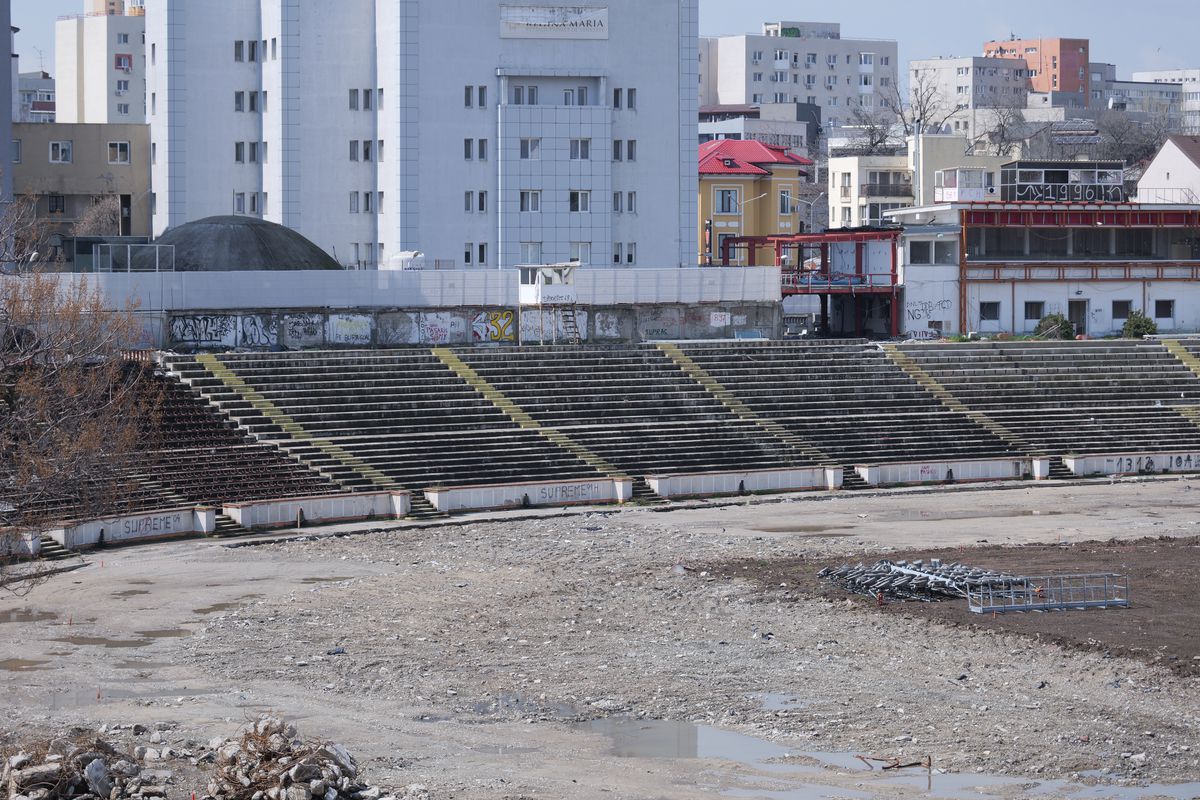 Cum arată lucrările la stadionul Dinamo - 4 aprilie 2026