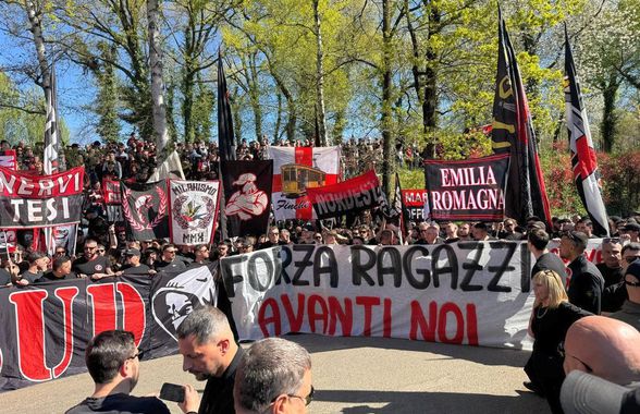 Impresionant! Interziși la meci, 4.000 de ultrași au luat cu asalt antrenamentul lui AC Milan