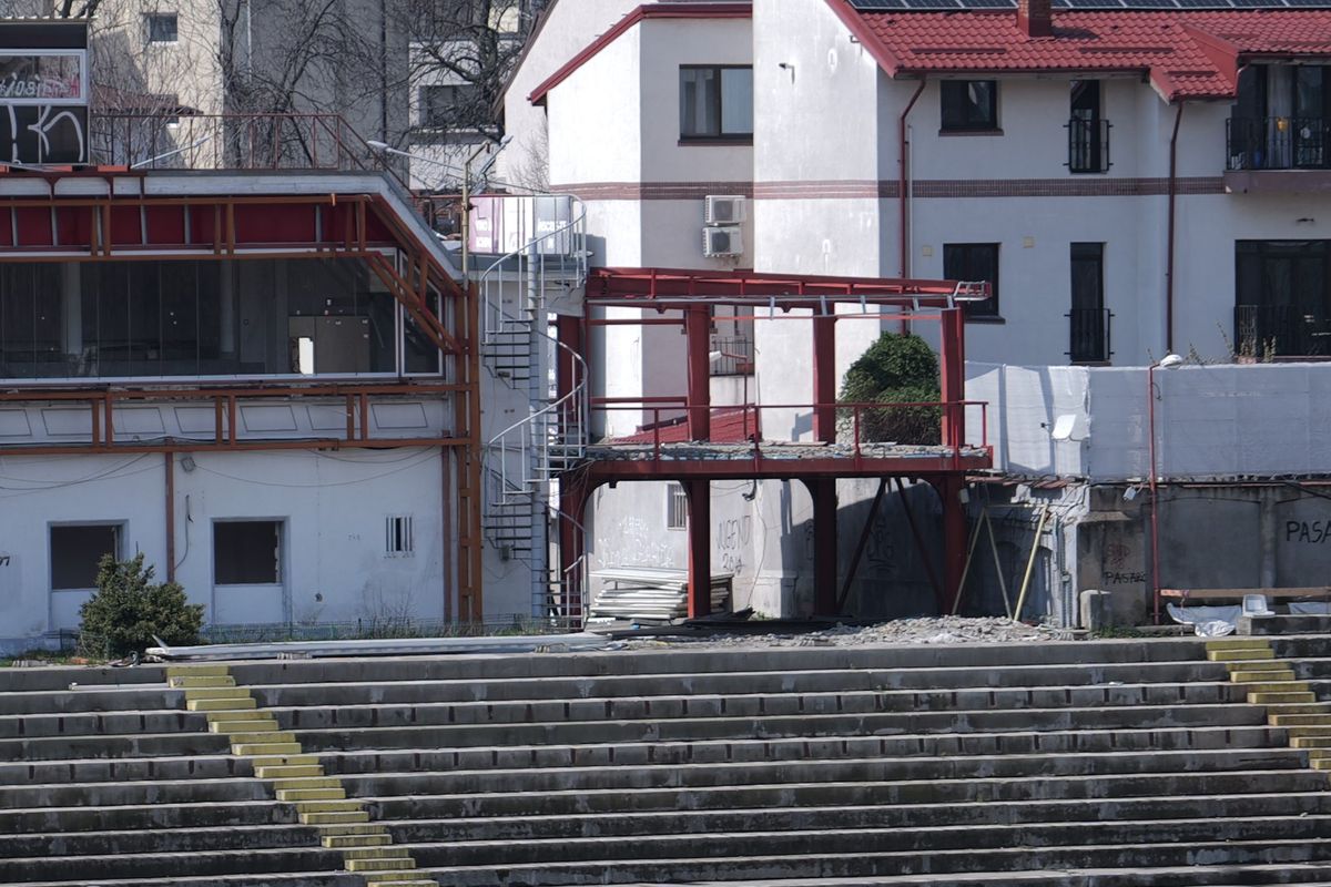 Lucrări blocate la stadionul Dinamo! Imagini cu sectorul care nu poate fi dărâmat, după intervenția ANAF » Ce zice șeful CS Dinamo