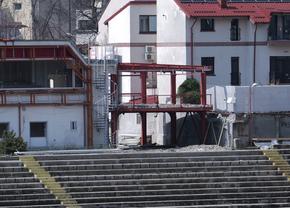 Lucrări blocate la stadionul Dinamo! Imagini cu sectorul care nu poate fi dărâmat, după intervenția ANAF » Ce zice șeful CS Dinamo