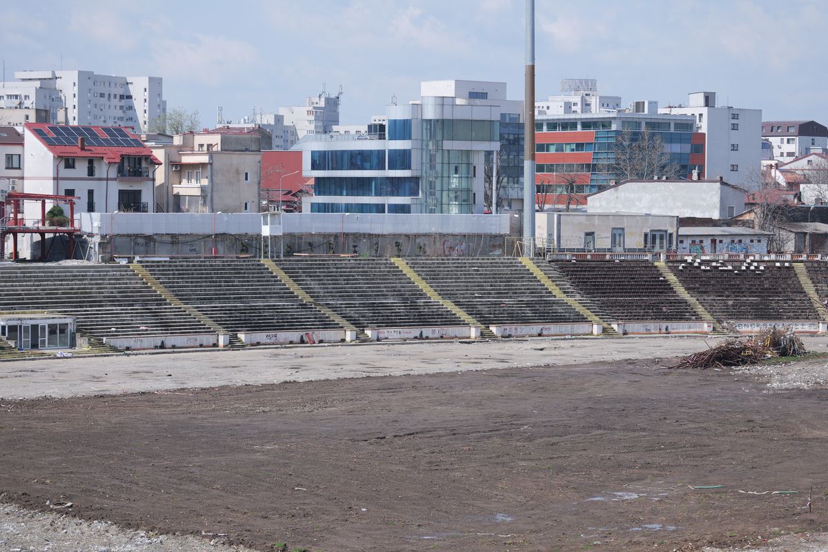 Lucrări blocate la stadionul Dinamo! Imagini cu sectorul care nu poate fi dărâmat, după intervenția ANAF » Ce zice șeful CS Dinamo