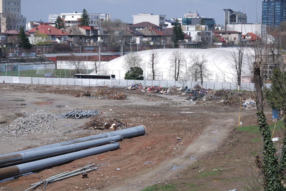 Cum arată lucrările la stadionul Dinamo - 4 aprilie 2026
