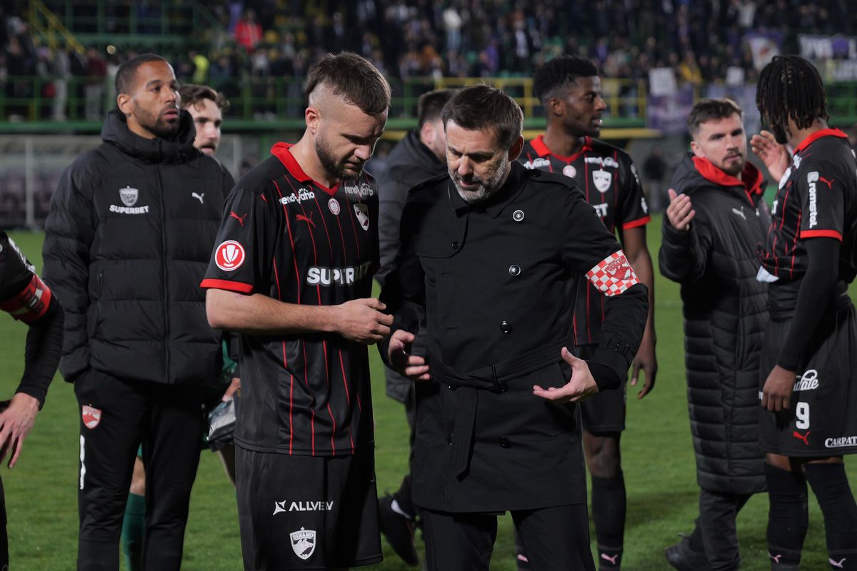 Imagini de la finalul meciului FC Argeș - Dinamo, 4 aprilie 2026 / FOTO: Andrei Furnigă