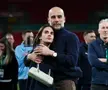 Pep Guardiola, alături de fiica lui Maria. Foto: Imago