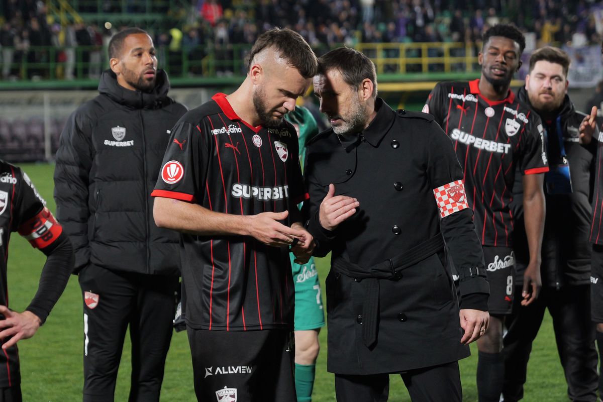 Imagini de la finalul meciului FC Argeș - Dinamo, 4 aprilie 2026 / FOTO: Andrei Furnigă