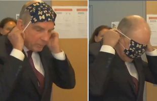 VIDEO Un deputat nu a reușit să își pună masca de protecție și a stârnit râsetele întregii lumi