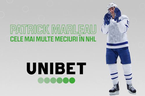 Canadianul Patrick Marleau (41 de ani) a devenit jucătorul cu cele mai multe prezențe în NHL, campionatul de hochei nord-american. Are în acest moment 1.768 de meciuri.
