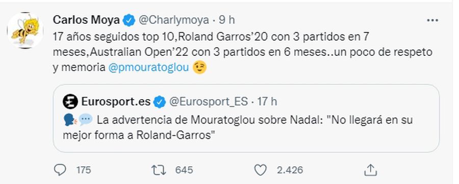 Contre între Mouratoglou și antrenorul lui Nadal: „Nu va fi în formă” vs. „Adu-ți aminte cine e”