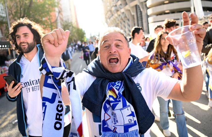 Real Madrid - Manchester City - atmosfera de pe străzi / Sursă foto: Guliver/Getty Images