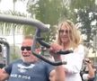 Nadia Comăneci l-a antrenat pe Arnold Schwarzenegger într-un parc. Foto: Hepta