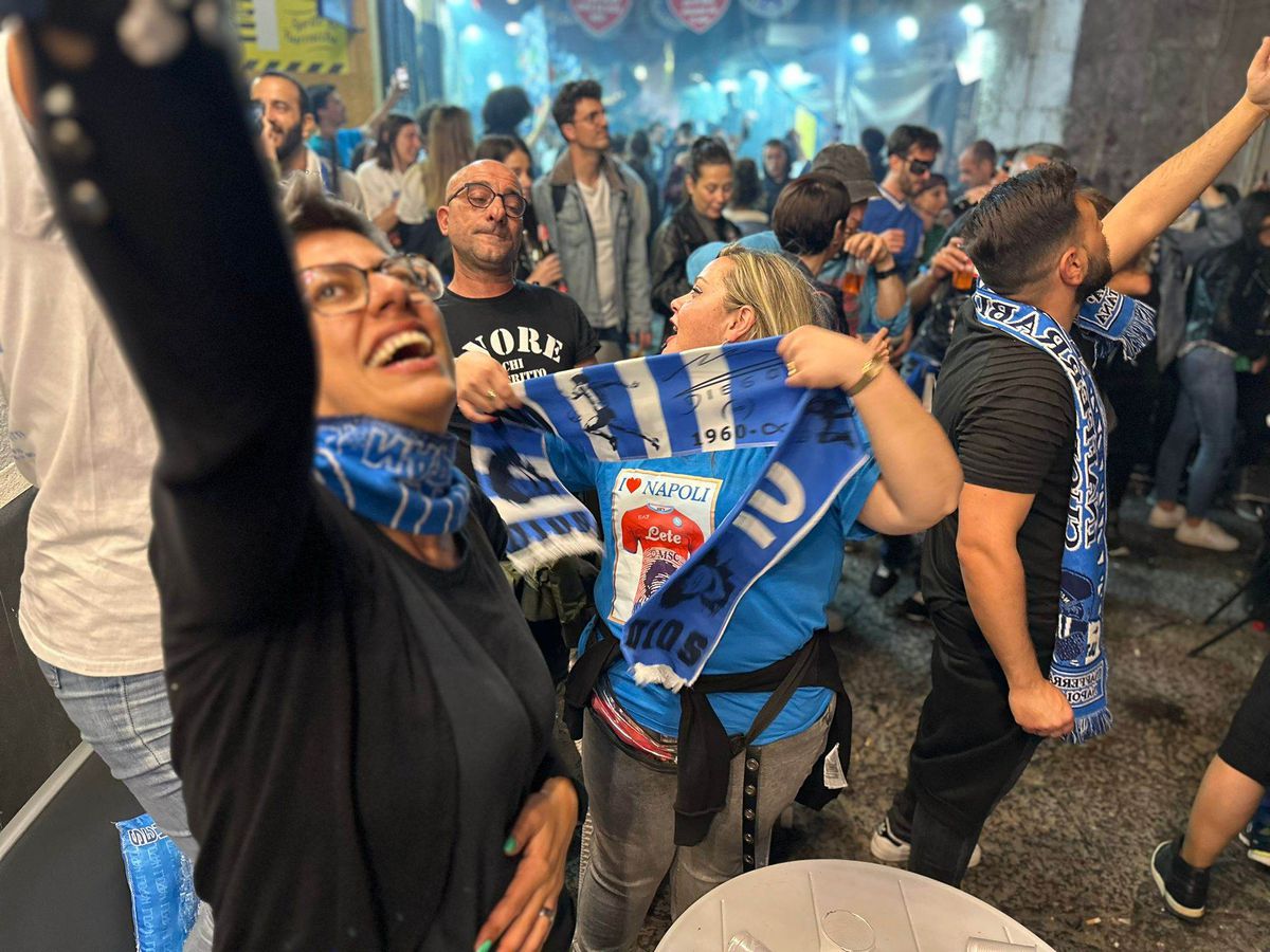 Bucurie Napoli după câștigarea titlului