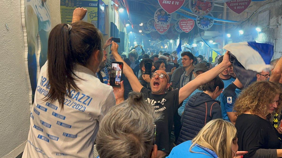 Bucurie Napoli după câștigarea titlului