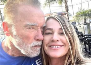 Nadia Comăneci l-a antrenat pe Arnold Schwarzenegger într-un parc: „10, ăsta e numărul meu favorit, știai?”