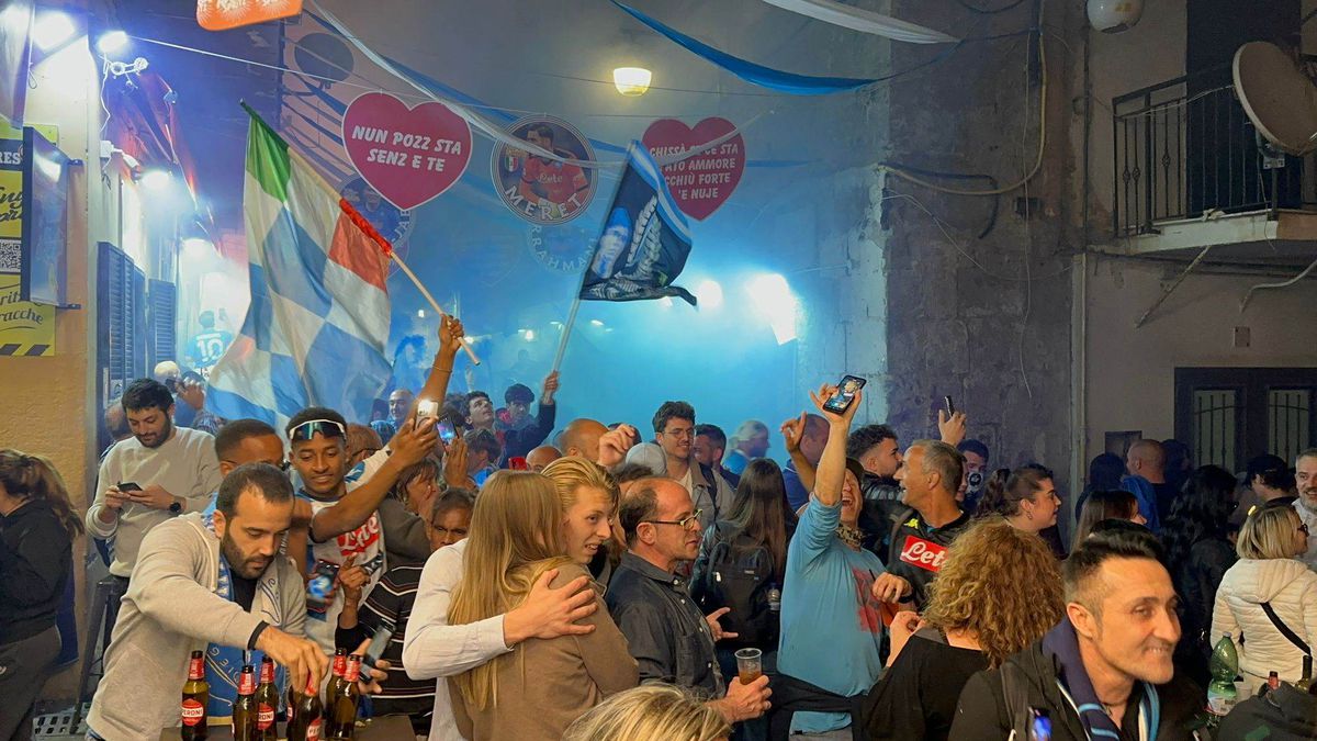 Bucurie Napoli după câștigarea titlului