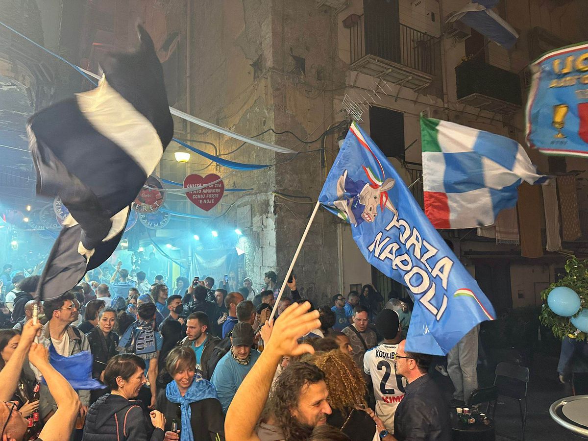 Bucurie Napoli după câștigarea titlului