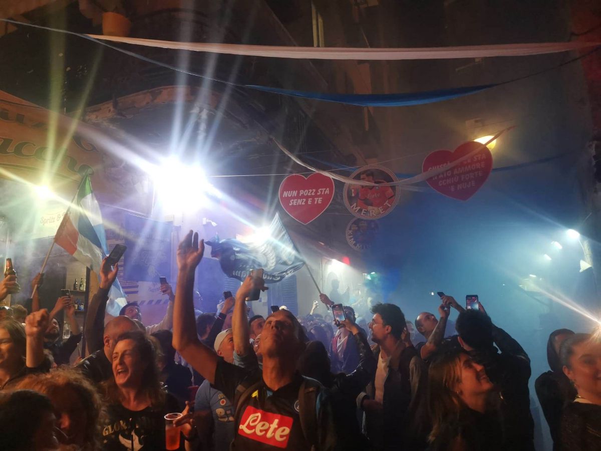 Bucurie Napoli după câștigarea titlului