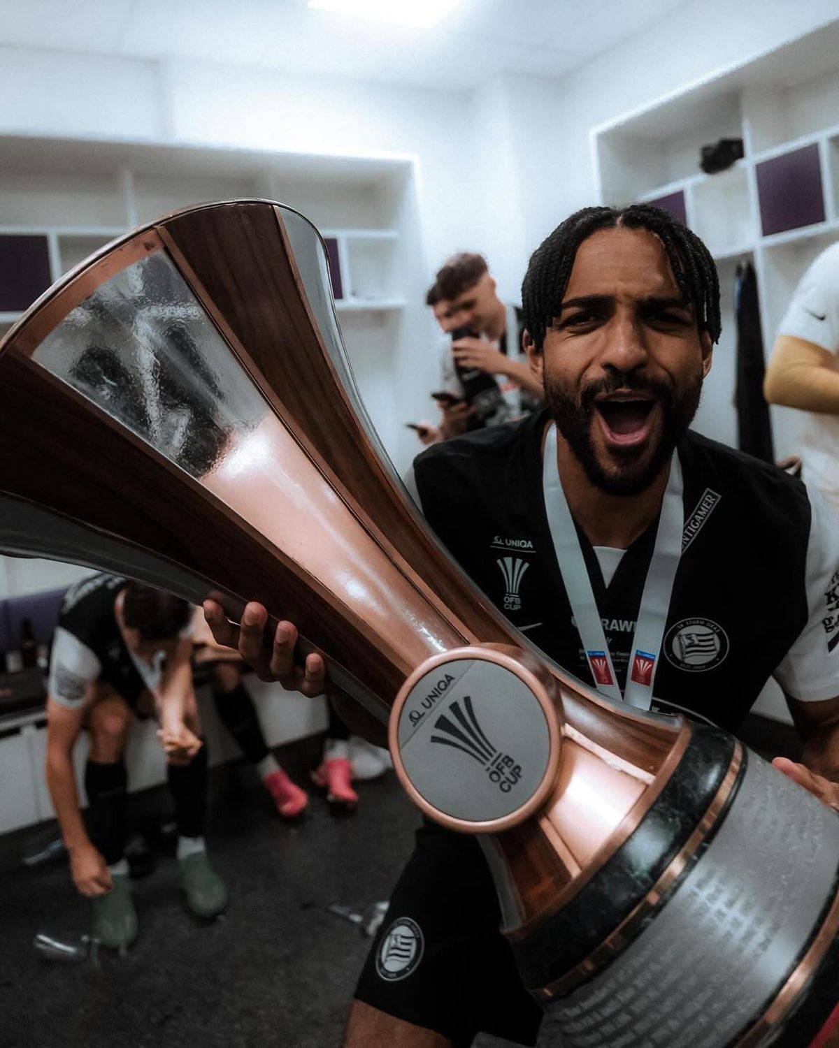 Sturm Graz a câştigat Cupa Austriei! Show în vestiar pe hit-ul momentului, „Made in Romania”