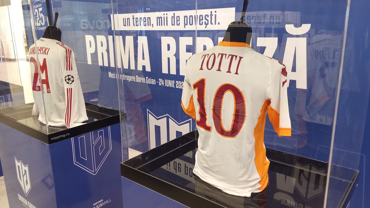 Tricouri celebre meci retragere Goian Suceava