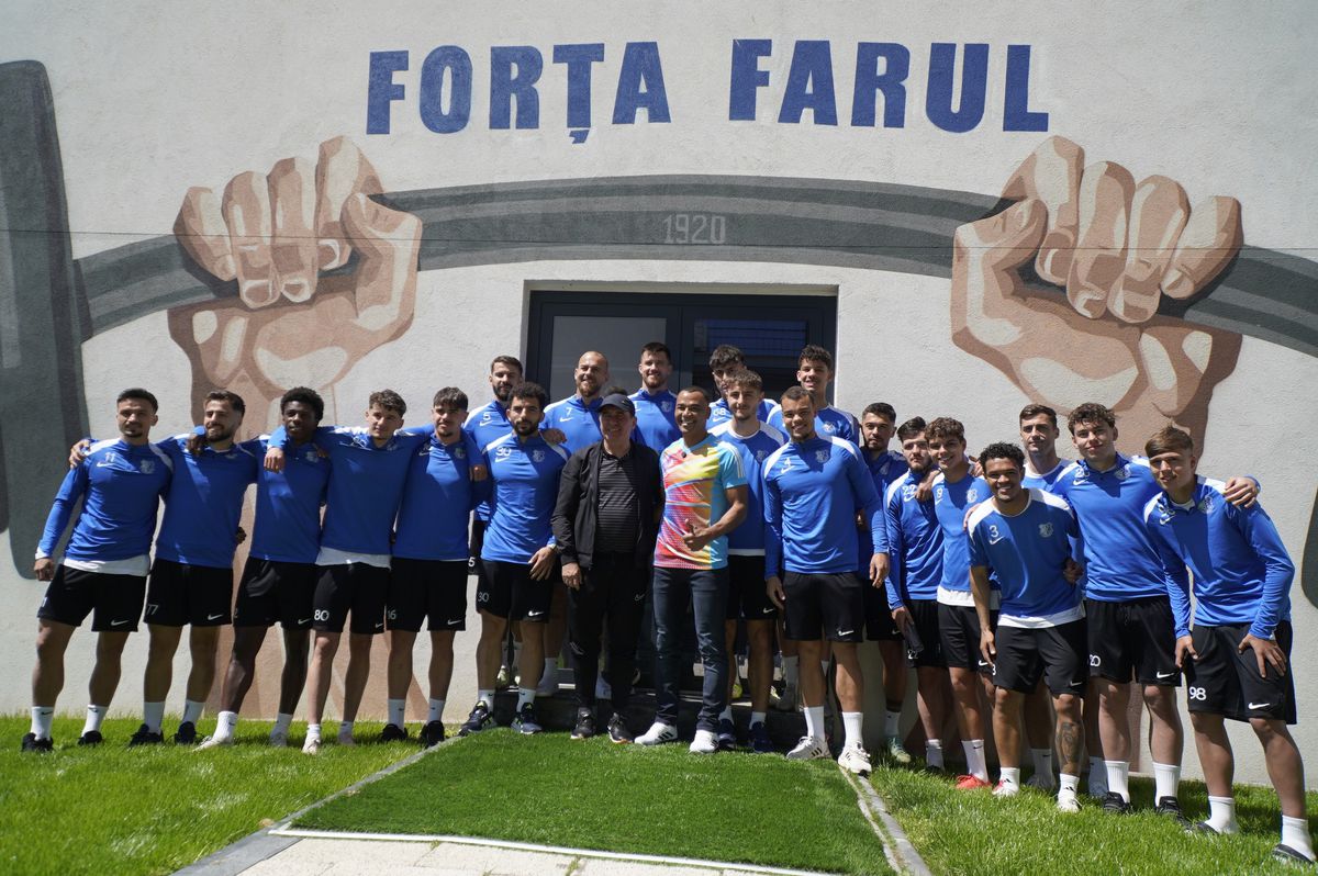 Cafu, poate cel mai mare fundaș dreapta din toate timpurile, l-a vizitat pe Gică Hagi la Ovidiu