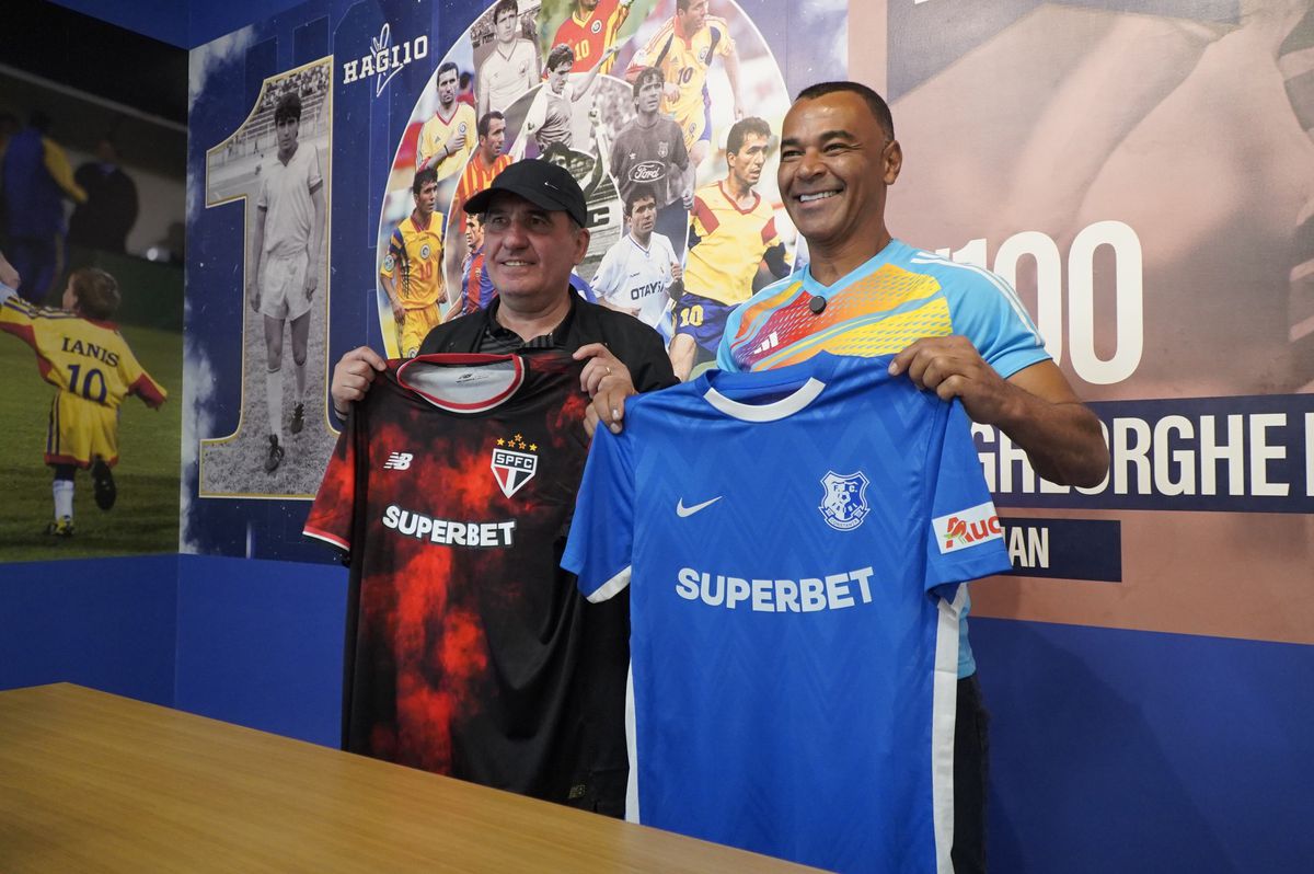 Cafu l-a vizitat pe Gică Hagi la Farul