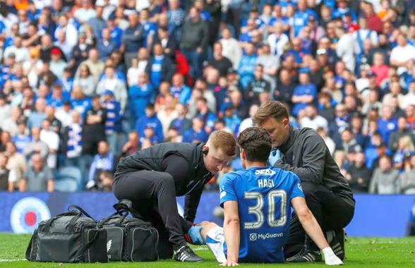 L-a accidentat pe Ianis Hagi în Rangers - Celtic și ia totul în derâdere: „Românul m-a lovit pe mine”