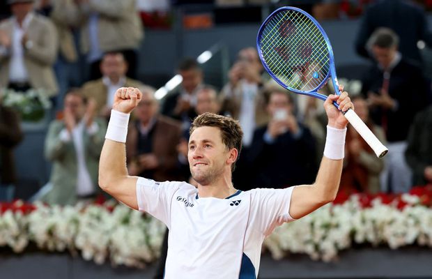 Casper Ruud, campion la Mutua Madrid Open, cea mai mare performanță a carierei! Norvegianul l-a învins în 3 seturi pe Jack Draper în finală