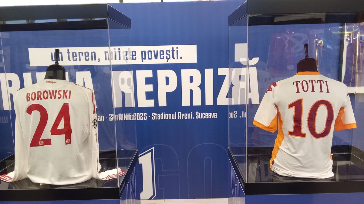 Tricouri celebre meci retragere Goian Suceava