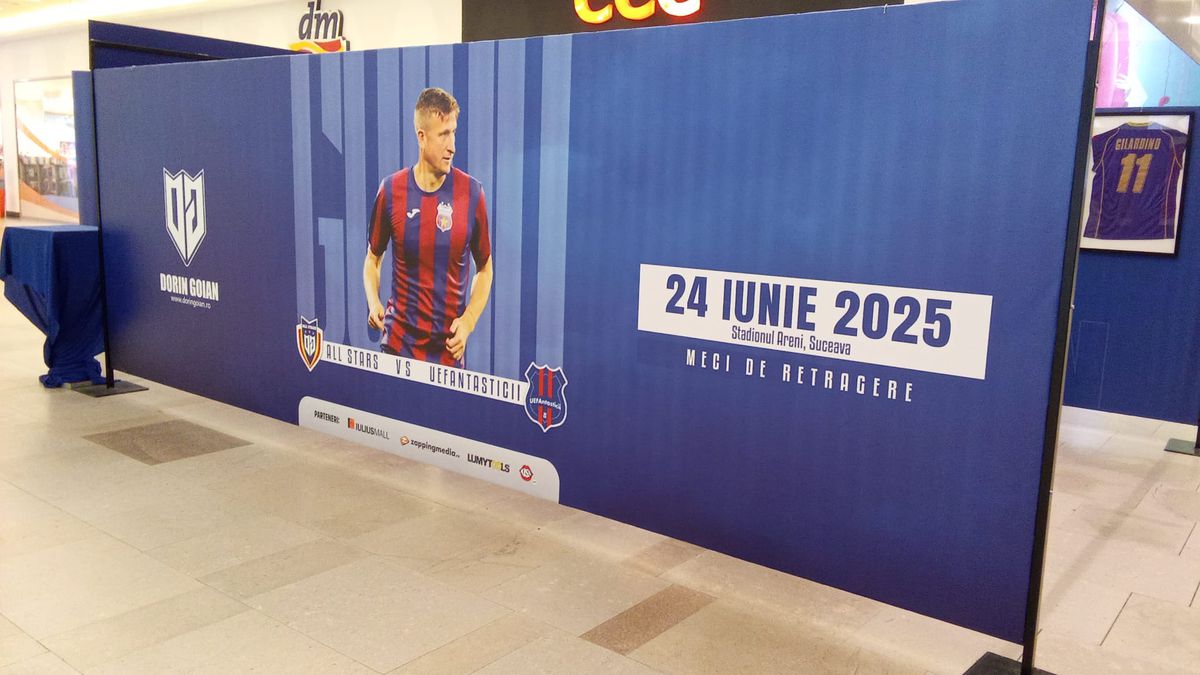 Tricouri celebre meci retragere Goian Suceava