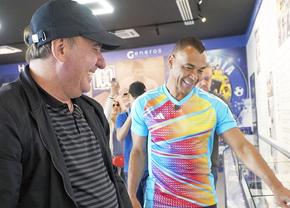Cafu, poate cel mai mare fundaș dreapta din toate timpurile, l-a vizitat pe Gică Hagi la Ovidiu