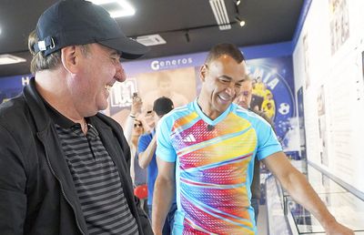 Cafu, poate cel mai mare fundaș dreapta din toate timpurile, l-a vizitat pe Gică Hagi la Ovidiu