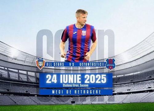 FOTO+VIDEO Totti, Pirlo și van Nistelrooy pentru Goian! Fostul internațional, retragere de gală la Suceava + Invitatul-surpriză pe care îl pregătește Goe