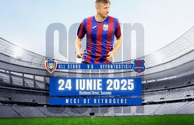 Totti, Pirlo și van Nistelrooy pentru Goian! Fostul internațional, retragere de gală la Suceava + Invitatul-surpriză pe care îl pregătește Goe