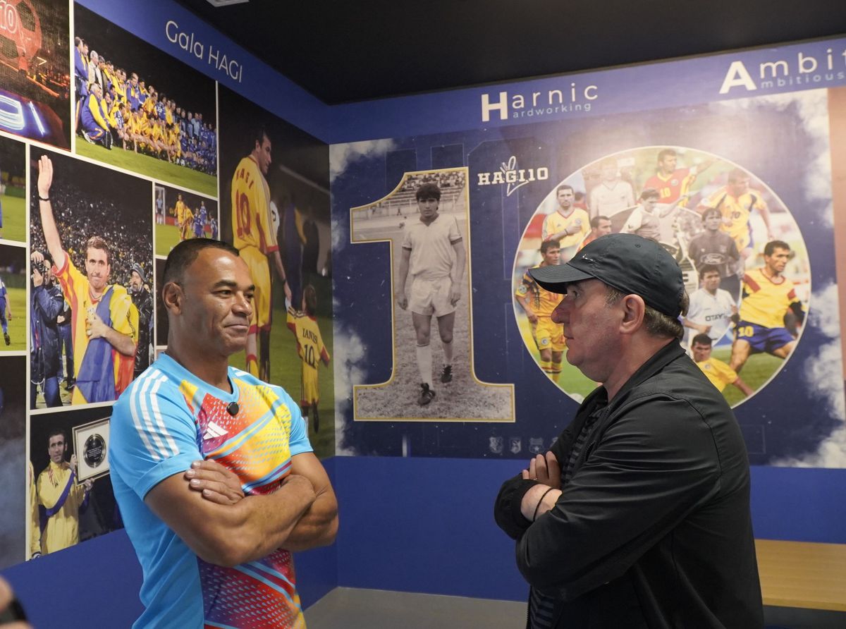 Cafu l-a vizitat pe Gică Hagi la Farul
