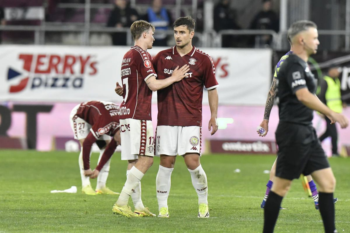 „Rușine să vă fie!” » Ce s-a întâmplat pe gazon, imediat după Rapid - CFR Cluj
