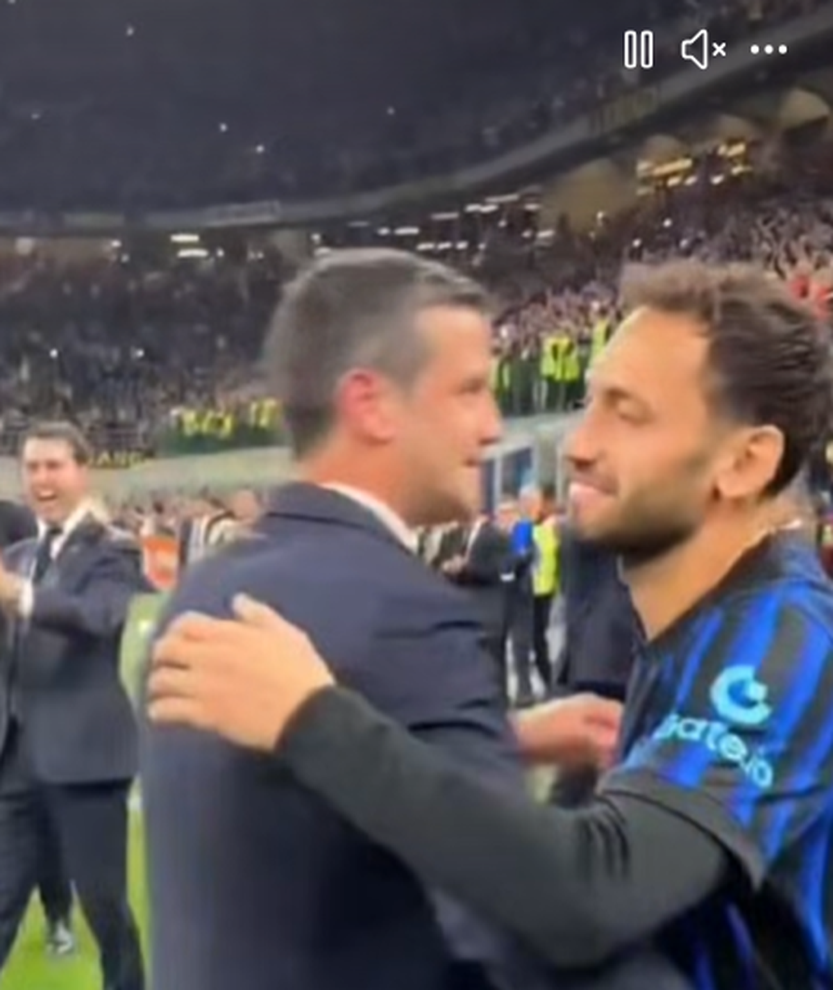 Coincidență superbă cu Il Luce! Cine a fost primul om pe care Cristi Chivu l-a luat în brațe după fluierul final