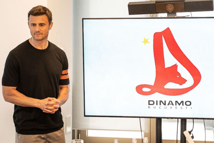 Andrei Nicolescu a prezentat noua siglă a lui Dinamo