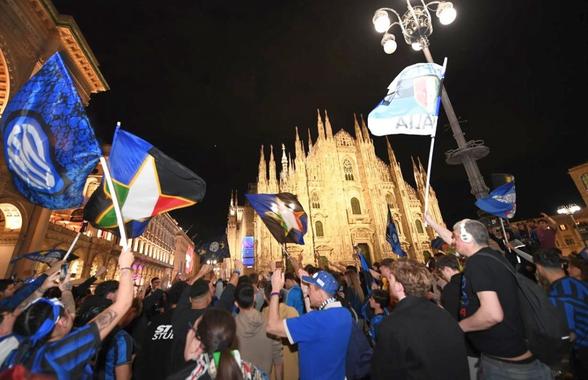 Milano, în sărbătoare! Inter și fanii au făcut noapte albă după câștigarea titlului