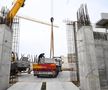 A treia sală polivalentă din oraș prinde contur: „Lucrări finalizate 100% la fundație, subsol și parter”