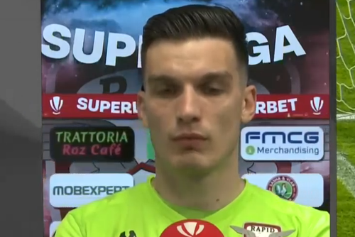 Marian Aioani, după Rapid - CFR 1-2 // Captură Prima Sport