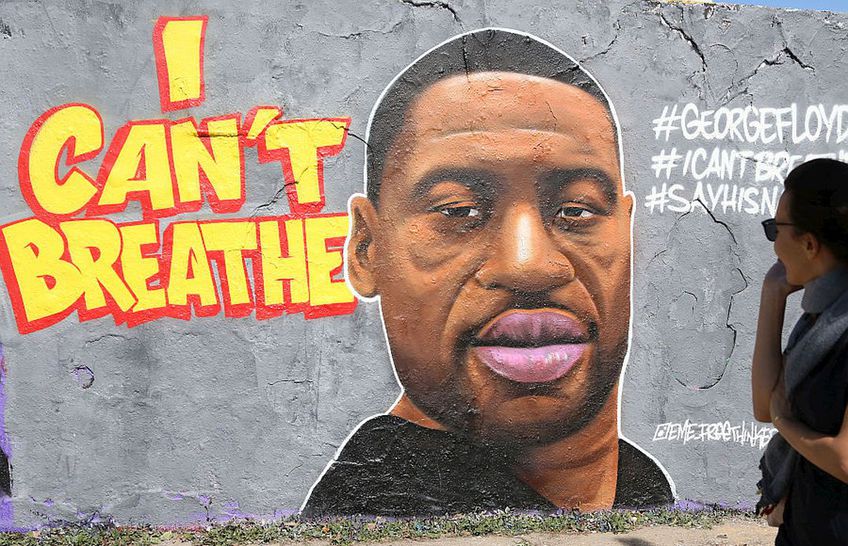 Graffiti cu George Floyd. foto: Guliver/Getty Images