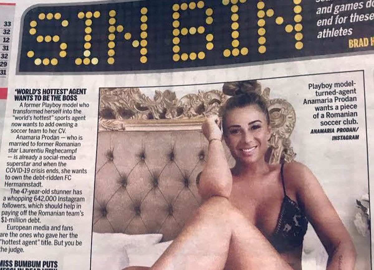 FOTO Anamaria Prodan a trecut Oceanul: ce ziar i-a dedicat o pagină și ce au scris francezii de la L'Equipe